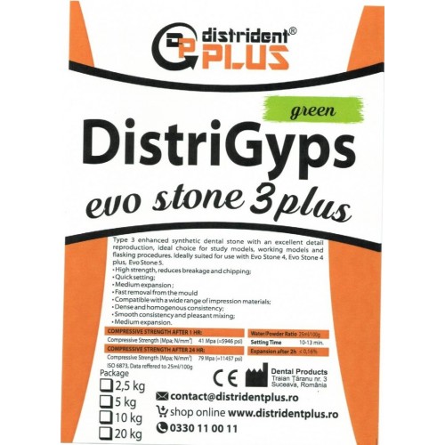 Gips clasa 3 PLUS - 5 kg