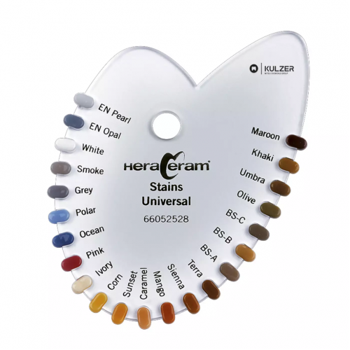 HeraCeram Stains Universal Shade guide