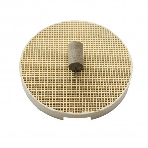 Ceramic-metal pin straight 10mm gray - 10 pcs