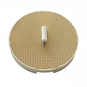 Ceramic-metal pin straight 6mm white - 10 pcs