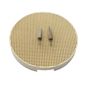 Ceramic-metal pin sharp gray  - 10 pcs