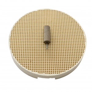 Ceramic-metal pin straight 6 mm gray - 10 pcs