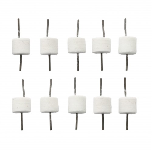 Ceramic-metal pin white for implant works - 10 pcs