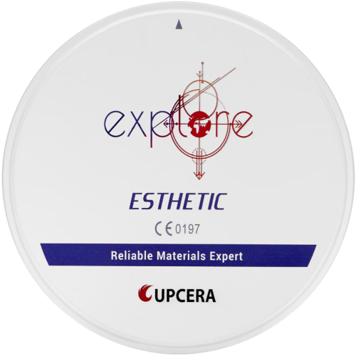 Disc zirconiu UPCERA TT EXPLORE MULTILAYER Esthetic A2 89x71x16 mm