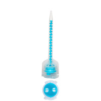 Canule mixare 1:1, albastru, set 50 buc
