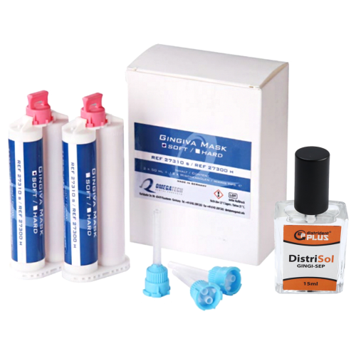 Gingiva Mask 2x50ml HARD + Gingi Sep 15 ml Gingiva Mask 2x50ml HARD + Gingi Sep 15 ml